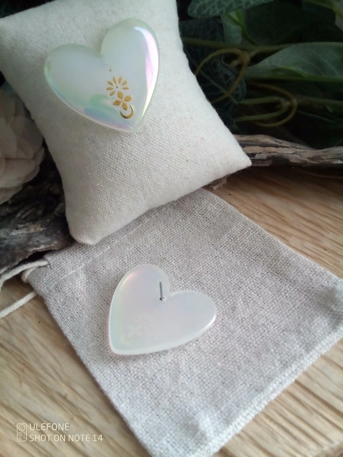 Boucles d'oreilles coeurs lumineux – photo 4